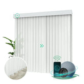 Yoolax 電動 オーダーカーテン タテ型 レースバーチカルブラインド | 半遮光・断熱・スマートスピーカー対応