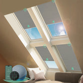 Yoolax 電動 ハニカムシェード|天窓ブラインド・断熱・省エネ・スマートスピーカー対応