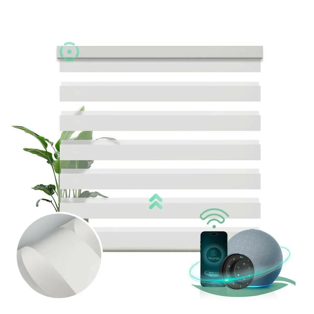 遮光　ロールスクリーン　2個セット Yoolax 電動 Amazon｜Yoolax 電動 ロールスクリーン ダブルロールカーテン 1